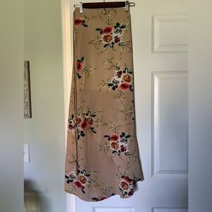 Floral Wrap Skirt